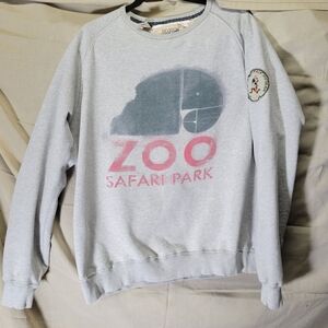 Scotch & Soda sweatshirt Zoo Graphic Embroidered Sleeve patch Men's XXL